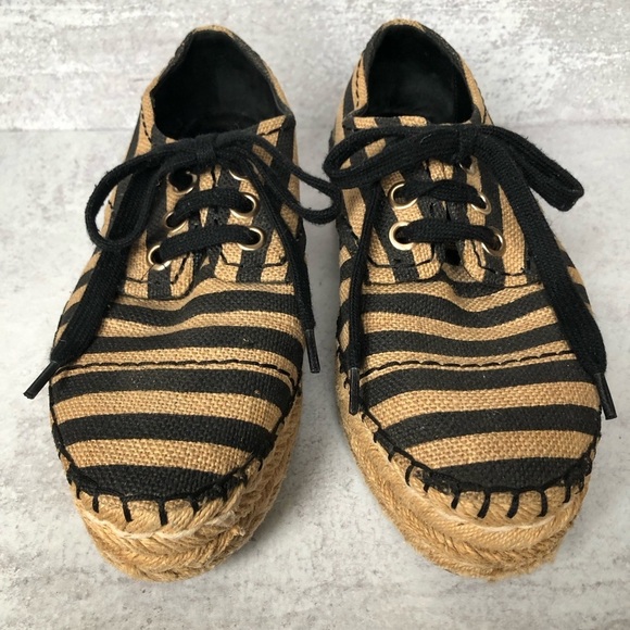 Alice And Olivia Rory Platform Lace Up Espadrilles EU 38.5 - Picture 7 of 13